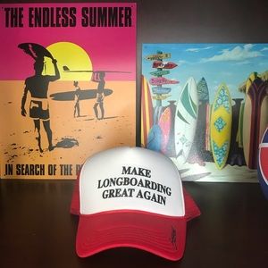 Make Longboarding Great Again cap